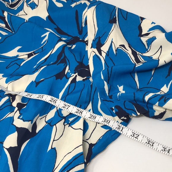 2/$30 NEW Catherines Duster Size 3X Alfresco Blue Black White Artsy Plus Size - Picture 12 of 15